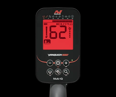 Muğla Minelab Vanquish 560 Pro Pack - VANQUISH ekran ve saha kontrolü